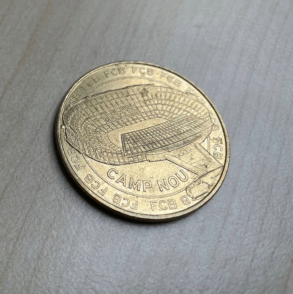 Medal Moneta Camp Nou FC Barcelona