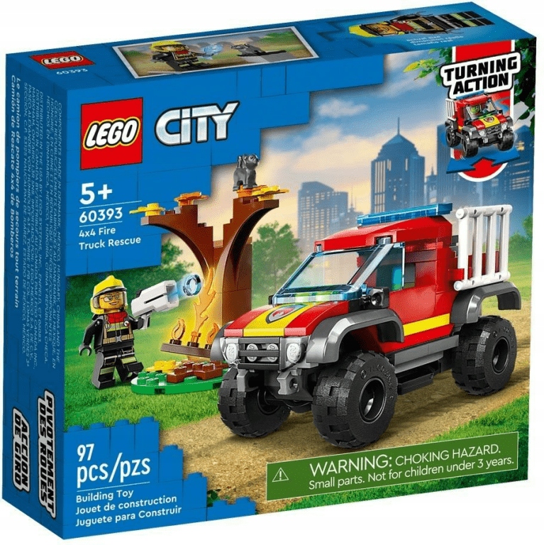 LEGO City Fire Wóz strażacki 4x4 60393