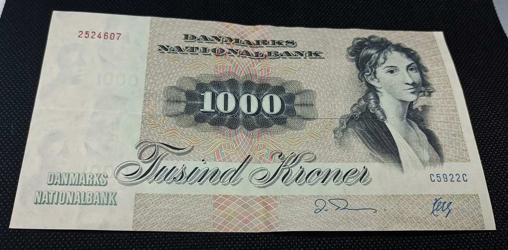 1000 Kroner, Dania, 1992