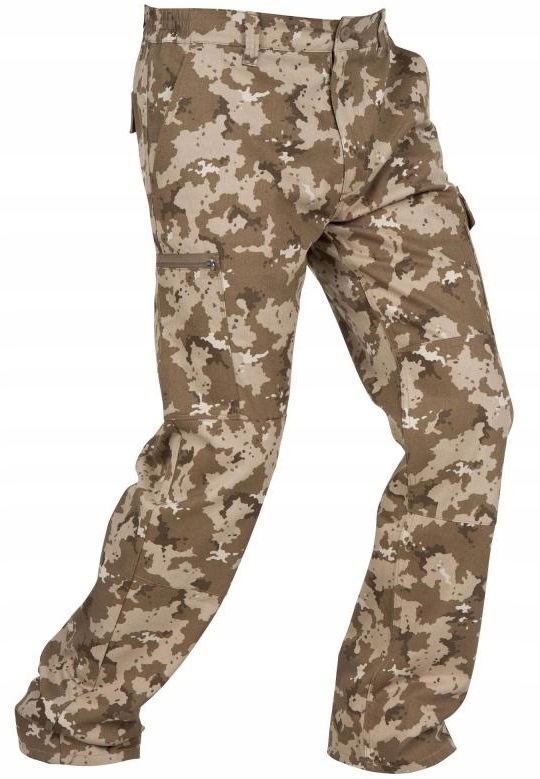 Solidne Spodnie Męskie Militarne Bojówki Moro XL