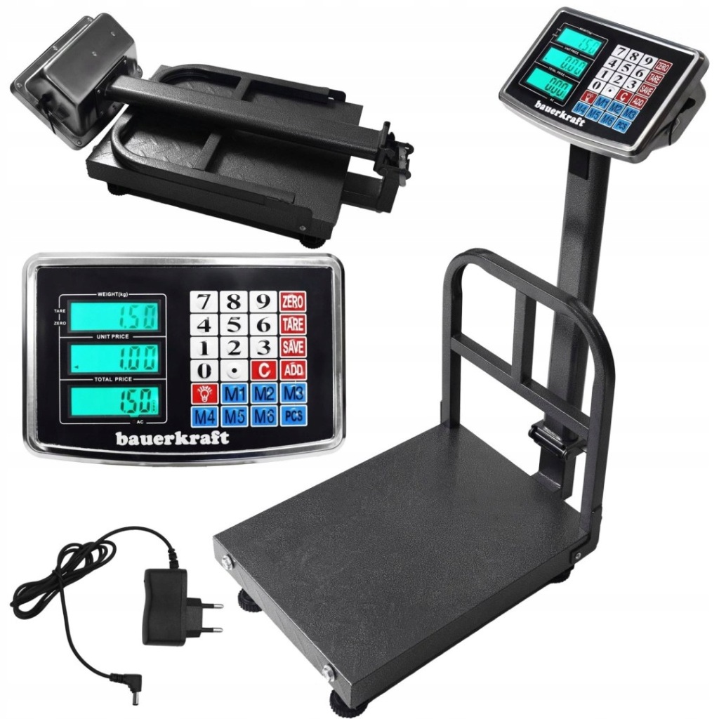 Waga elektroniczna 200 kg magazynowa sklepowa platformowa towarowa przemysł