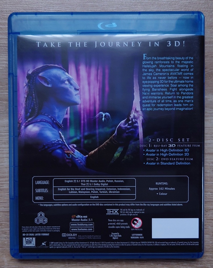 Купить Аватар Blu-Ray фильм 3D Диск Blu-ray: отзывы, фото и ...