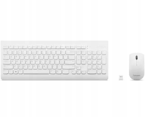 Zestaw bezprzewodowy klawiatura i mysz Lenovo 510 (biały)