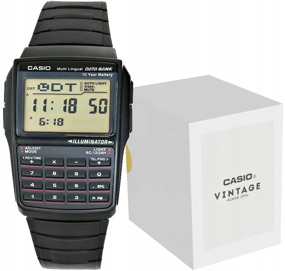 ZEGAREK MĘSKI CASIO DBC-32-1AES UNISEX + BOX