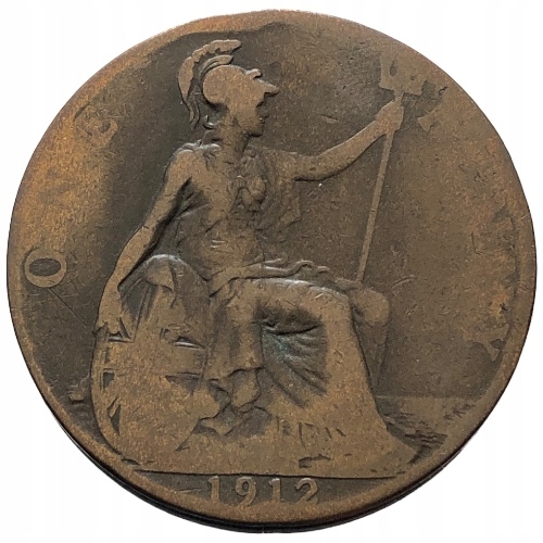 66873. Wielka Brytania, 1 pens, 1912r.