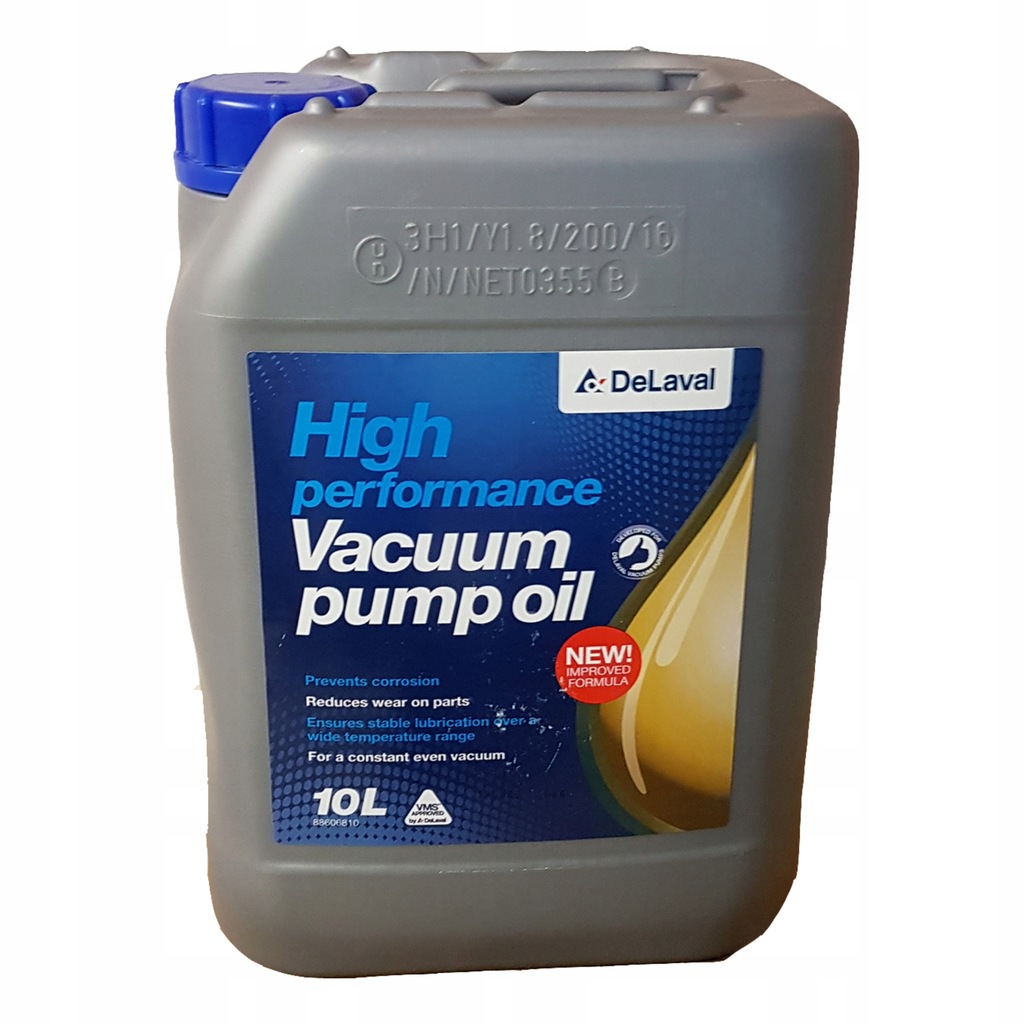 Vacuum Pump Oil Delaval 10L Oryginał 7607135268 oficjalne archiwum