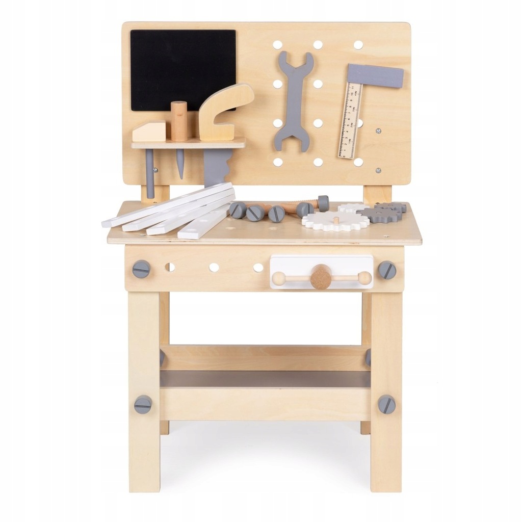 Drewniany warsztat dla dzieci narzędzia stolik ECO