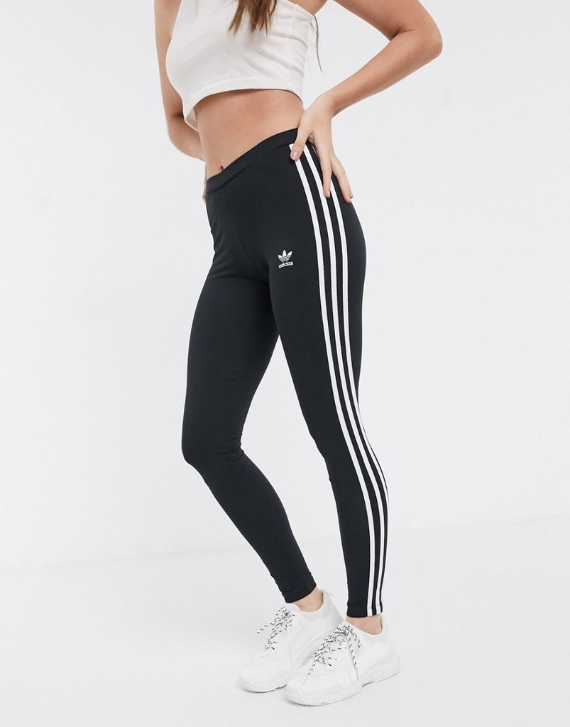 ADIDAS ORIGINALS CZARNE LEGGINSY SPORTOWE 40 1ASE