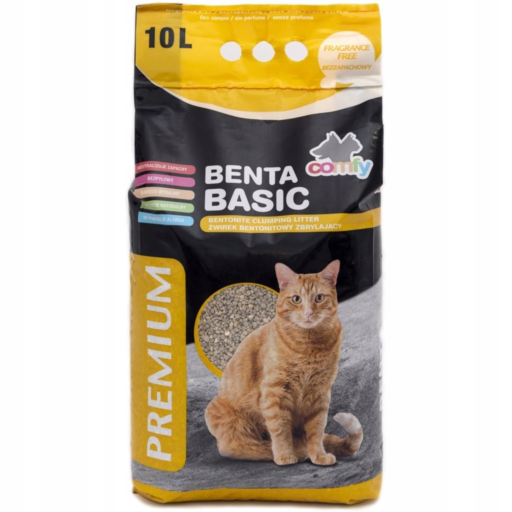 Comfy Benta Basic 10l - żwirek bentonitowy dla kot