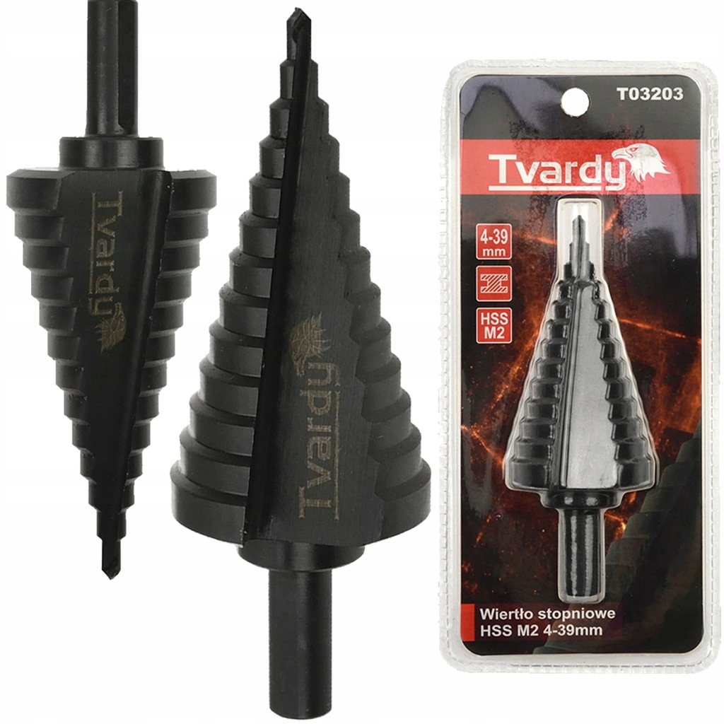 WIERTŁO STOPNIOWE HSS M2 4 - 39mm T03203 TYTAN