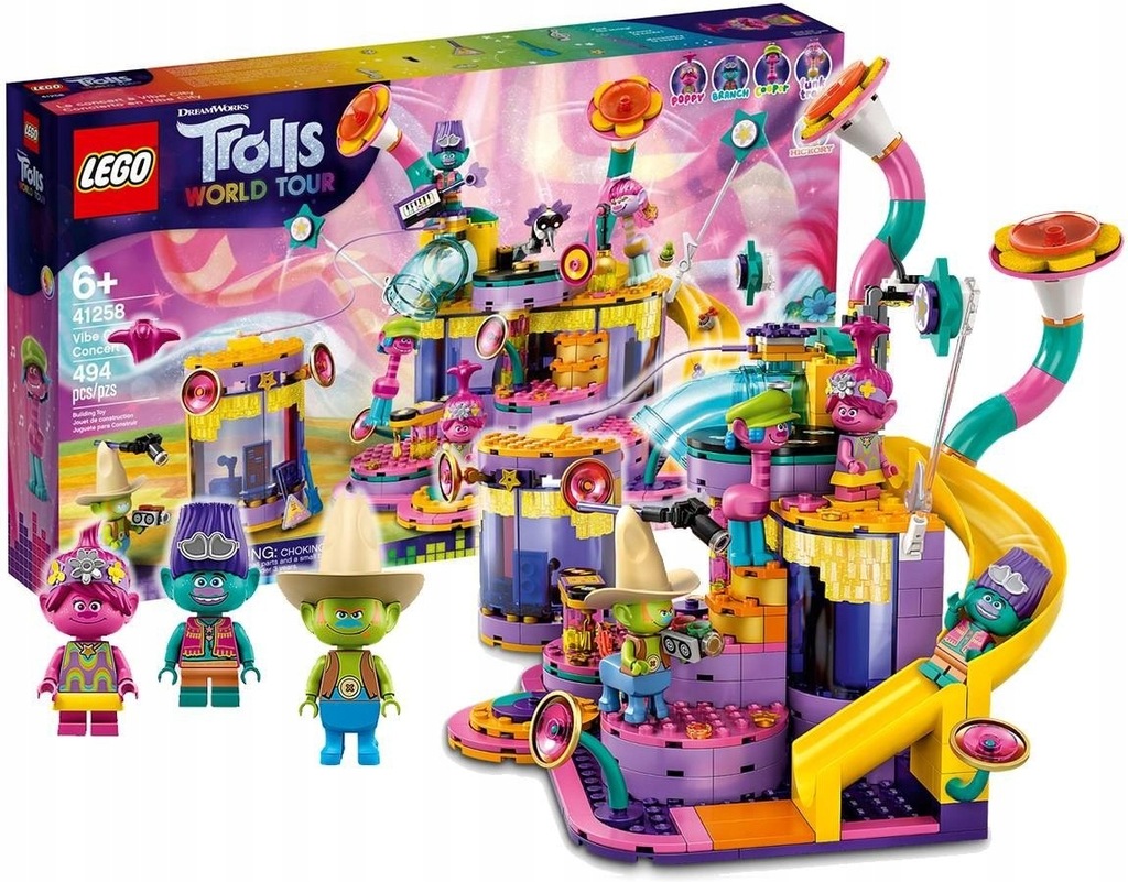 LEGO TROLLS WORLD TOUR VIBE CITY KONCERT ZESTAW KL