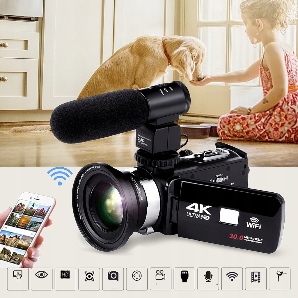 Купить 4K Wi-Fi Ultra HD 1080P DV ЦИФРОВАЯ КАМЕРА: отзывы, фото, характеристики в интерне-магазине Aredi.ru