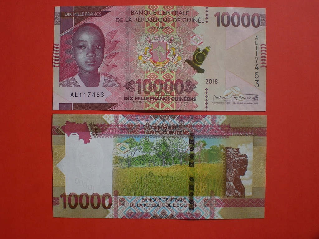 GWINEA - 5000 FRANCS 2018,UNC