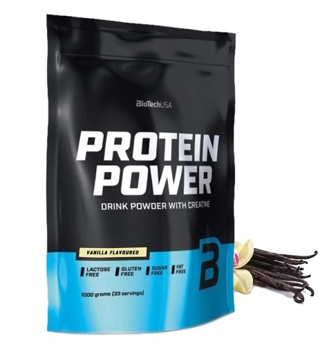 BioTech USA Protein Power Wanilia - 1000 g