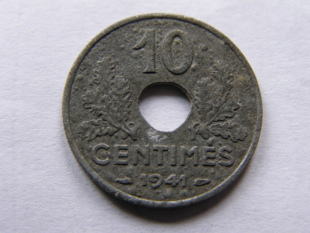 FRANCJA FRANCE 10 CENTIMES 1941 ROK BCM !!!!! 0022