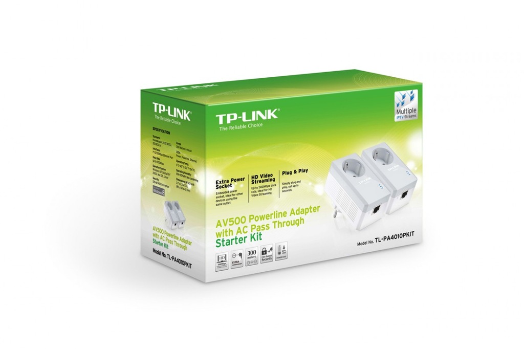 Купить Сетевые нанопередатчики TP-LINK TL-PA4010P KIT: отзывы, фото, характеристики в интерне-магазине Aredi.ru