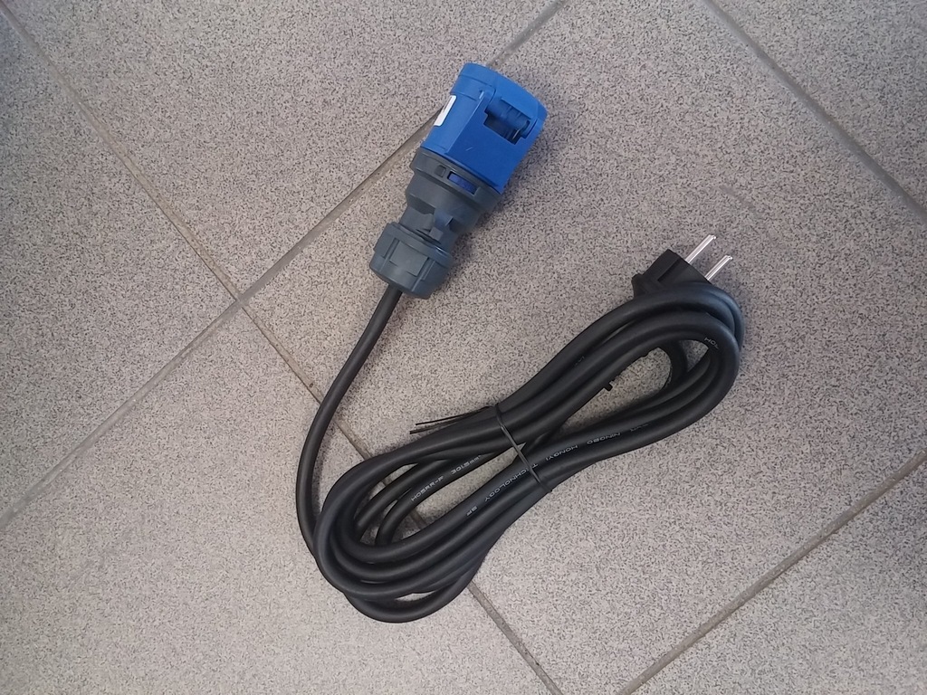 Przejściówka kabel zas. portowy 1,5m 220 V !!!