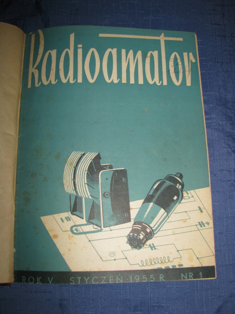 Radioamator 1955- 1956 dwa roczniki oprawione