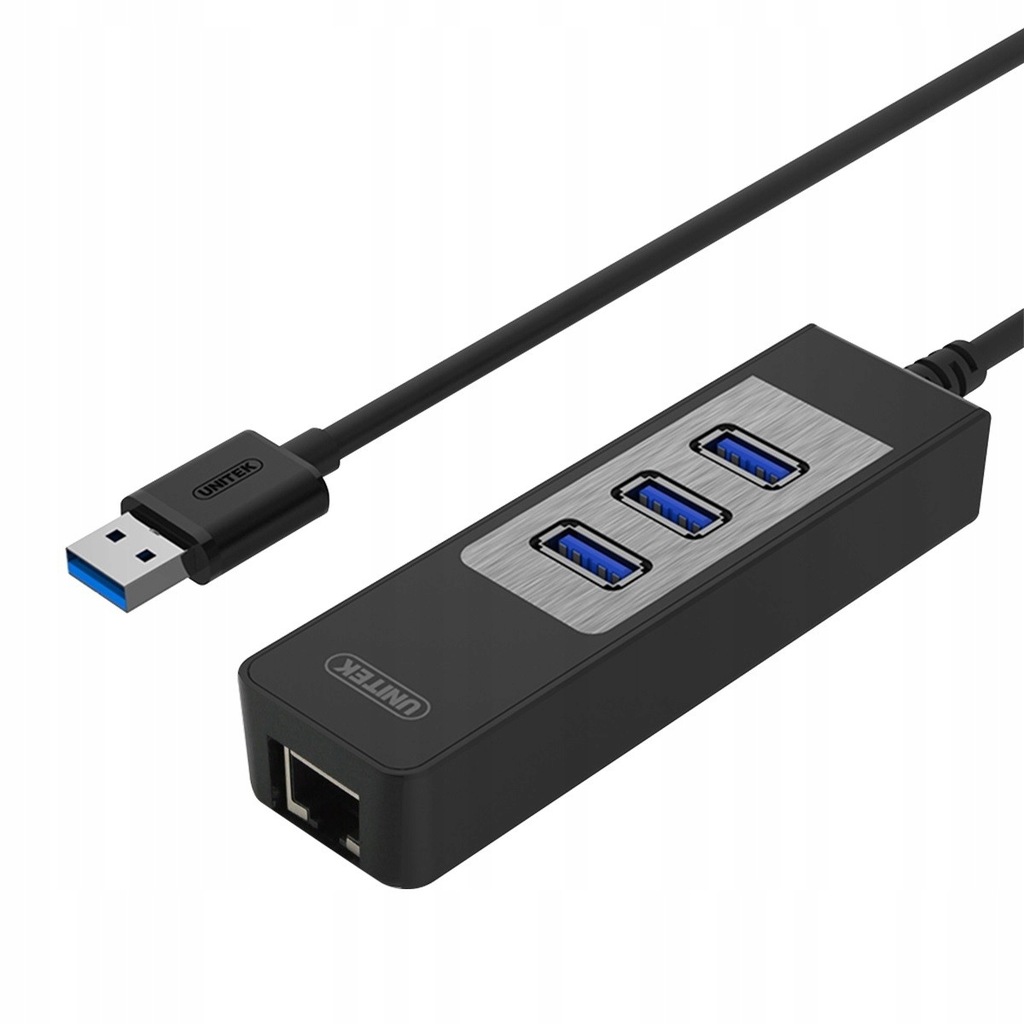 Adapter USB 3.0 do Gigabit + hub 3x USB 3.0; Y