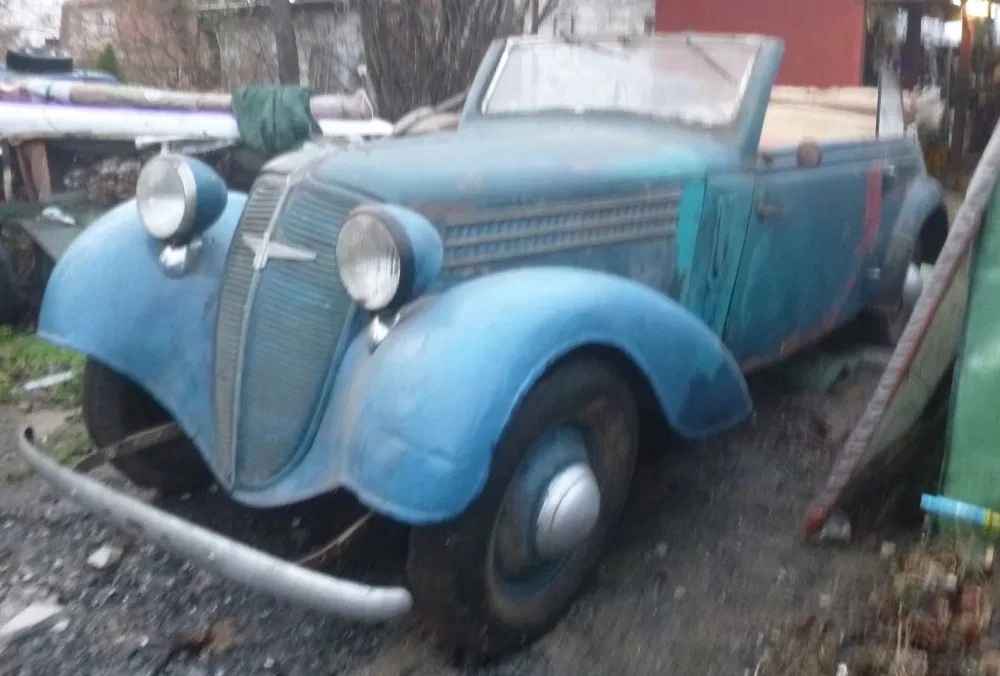 Adler 1,7 EV Karmann cabrio r.1936