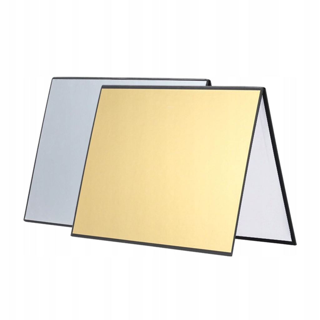 Light Reflector Lightweight Thick Folding Light Diffuser A3 Gold Argent