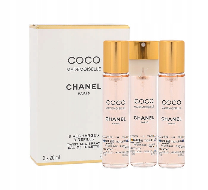 Chanel Coco Mademoiselle Napełnienie EDT 3 x 20 ml