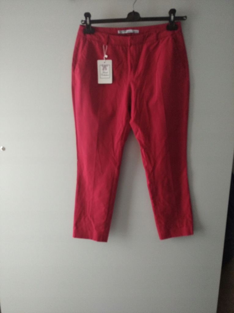 Spodnie M czerwone nowe French Connection