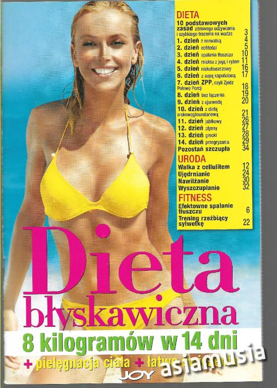 DIETA BŁYSKAWICZNA 8 KG W 14 DNI