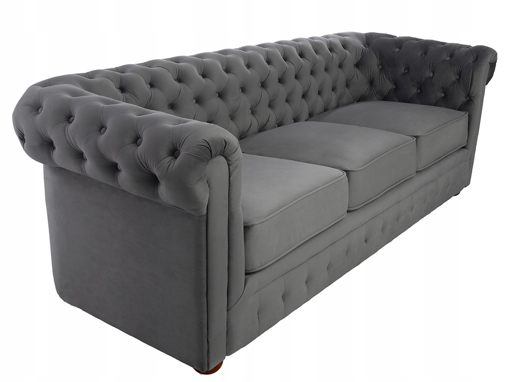 Купить 3-местный бархатный диван Честерфилд: отзывы, фото, характеристики в интерне-магазине Aredi.ru