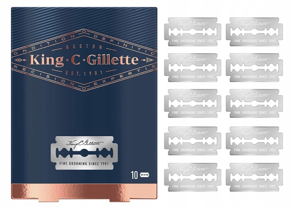King C. Gillette, Żyletki do maszynek, 10 sztuk