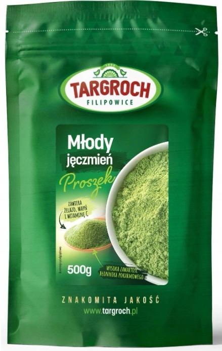 TARGROCH Młody jęczmień zielony proszek 500g