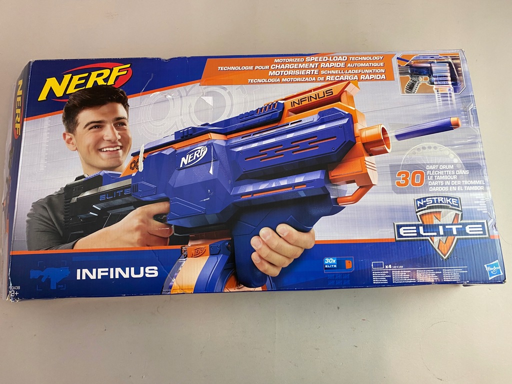 Купить АВТОМАТИЧЕСКАЯ ВИНТОВКА NERF N-STRIKE ELITE INFINUS E0438: отзывы, фото, характеристики в интерне-магазине Aredi.ru