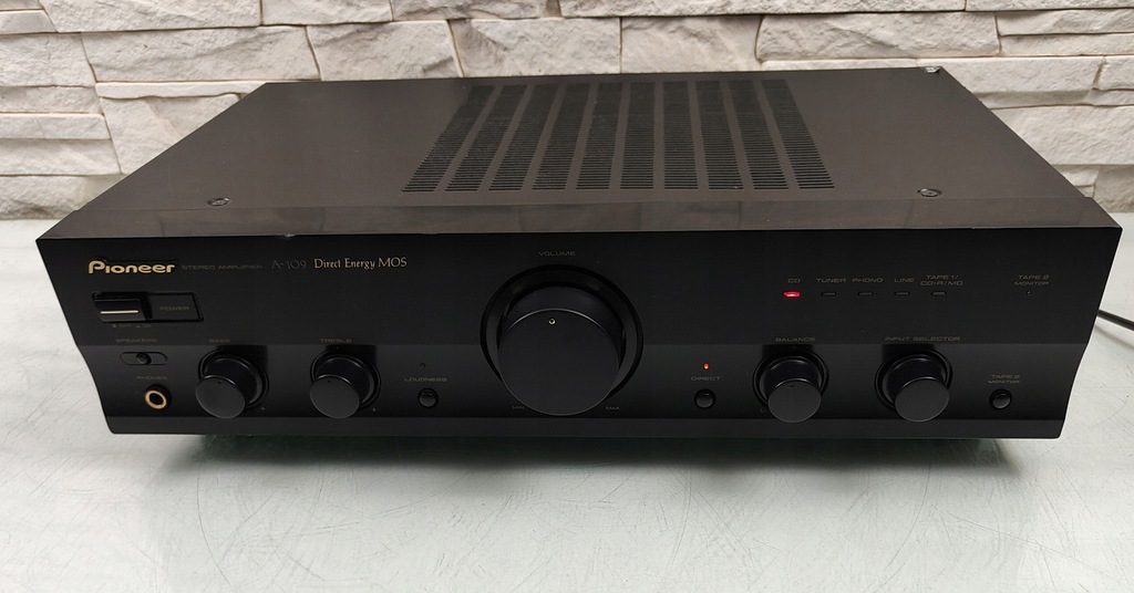 PIONEER A-109 KLASYCZNY WZMACNIACZ STEREO - 12829486361 - oficjalne ...