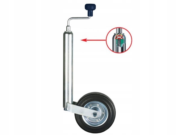 Koło podporowe przyczepy BUNTE do kempingu kółko