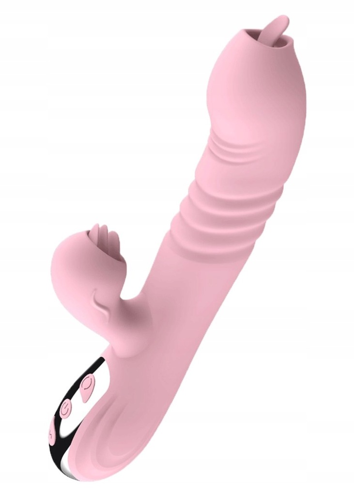 Wibrator posuwisty maszyna orgazmowa z językiem