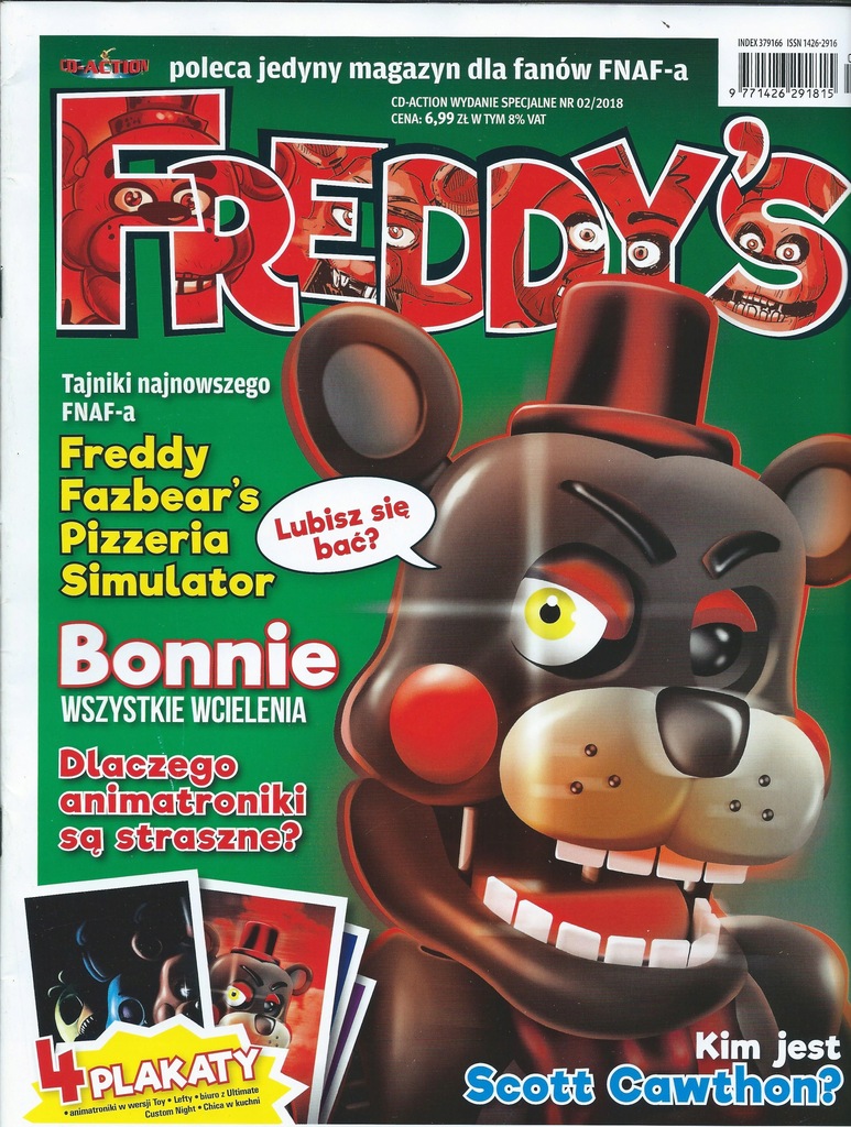 Freddy S Magazyn Dla Fanow Gry Fnaf 2 2018 7818418118 Oficjalne Archiwum Allegro