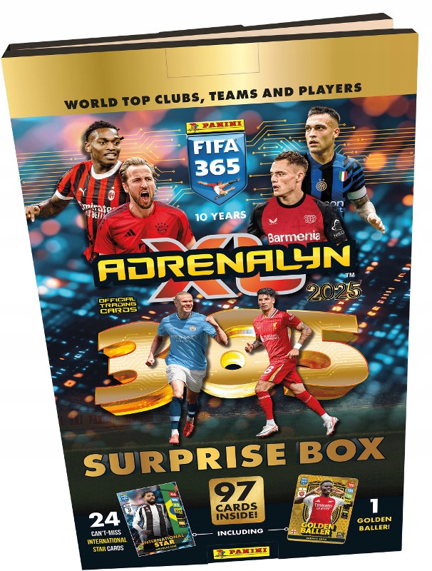 FIFA 365 Adrenalyn XL Kalendarz Adwentowy 2025 Surprise box 01496 PANINI