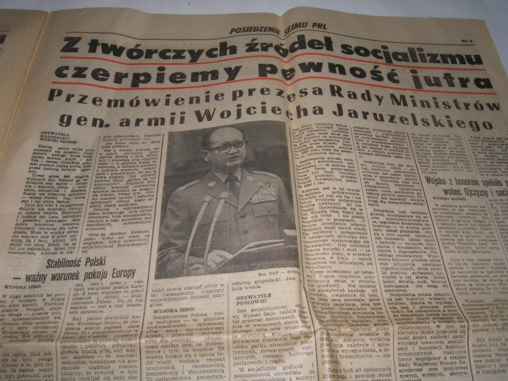 Gazeta Trybuna Ludu 22 lipiec 83 r