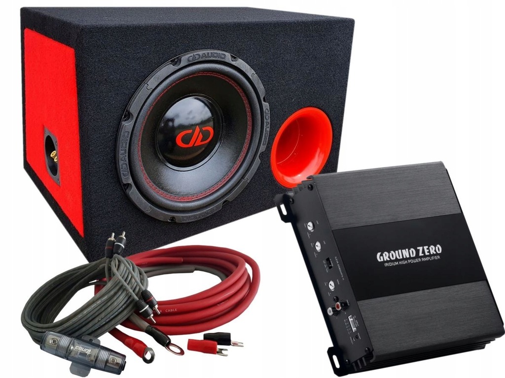 DD Audio DD110 Bass Kit-BR wzmak kable subwoofer