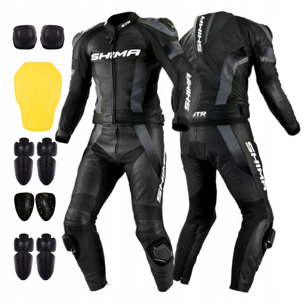 Купить Мотоциклетный костюм SHIMA STR BLACK 52 +БЕСПЛАТНО: отзывы, фото, характеристики в интерне-магазине Aredi.ru