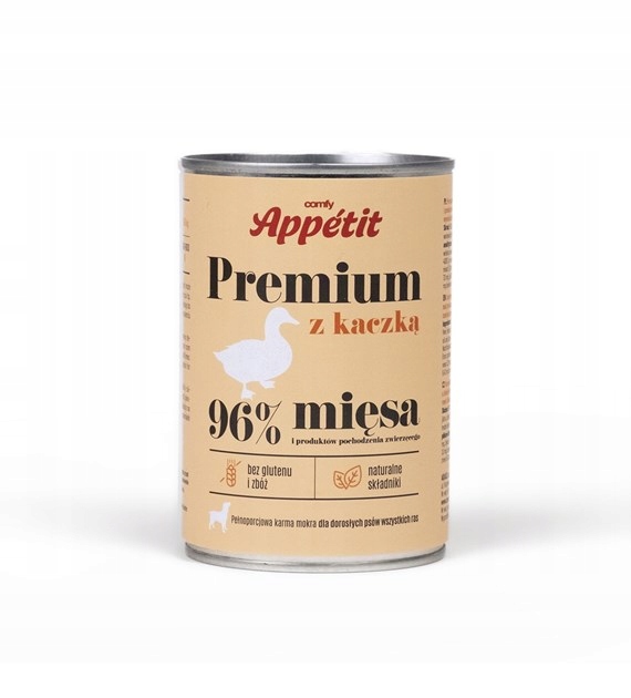 COMFY APPETIT PREMIUM KACZKA 400g dla psa