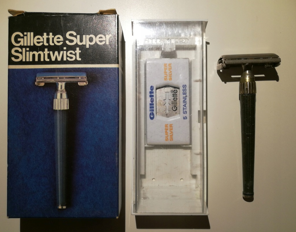 Maszynka Do Golenia Gillette Super Slim Twist 1974 Oficjalne Archiwum Allegro