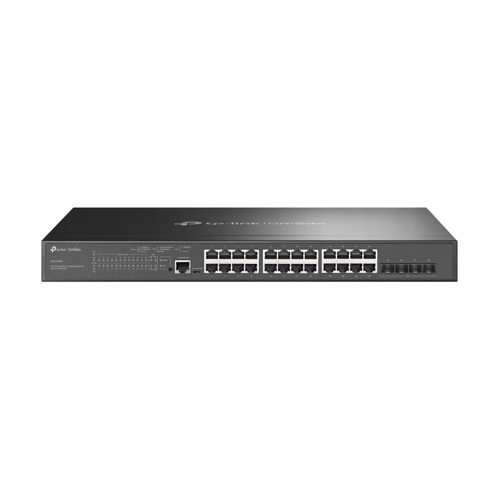 Przełącznik Omada 28-Port Gigabit L2+ z 24-Port PoE+, SG3428MP