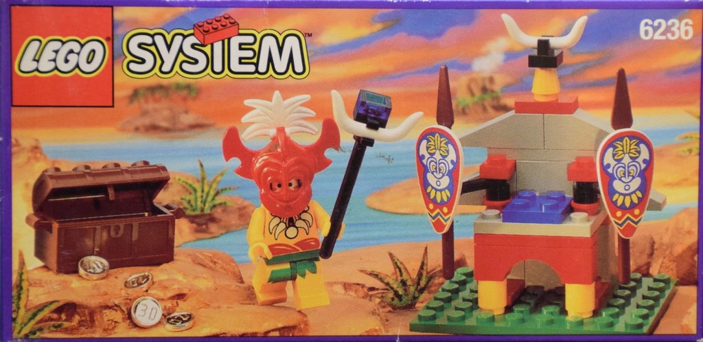 LEGO 6236 King Kahuka [Pirates I: Islanders] | piraci wyspiarze Król Kahuka