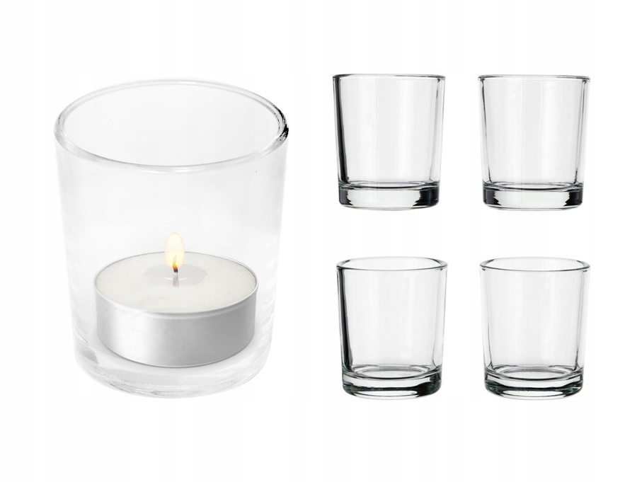 Купить стаканы на озоне. Свечи в стеклянных стаканчиках. Свеча в стакане. Стеклянные стаканы для свечей. Стеклянный подсвечник для свечей.