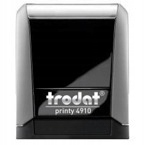 Pieczątka Trodat 4910 automat biały. tusz czerwony