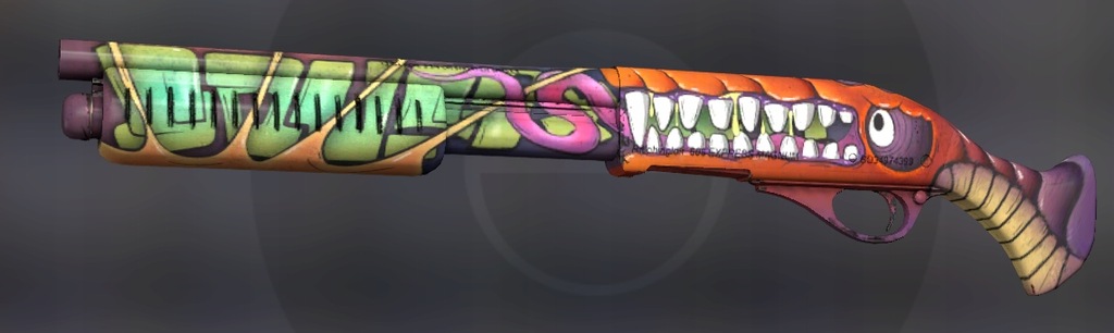 OBRZYN POŻERACZ DEVOURER Sawed off CS GO skin