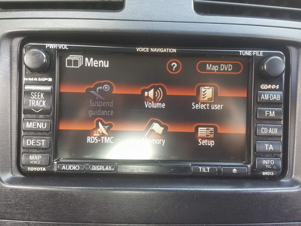 Radio nawigacja Toyota Avensis T27 B9013 8713430490