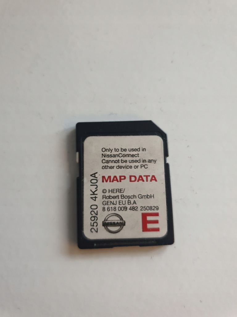 Nissan qashqai karta nawigacja sd mapa 25920 4kj0a 11079280128
