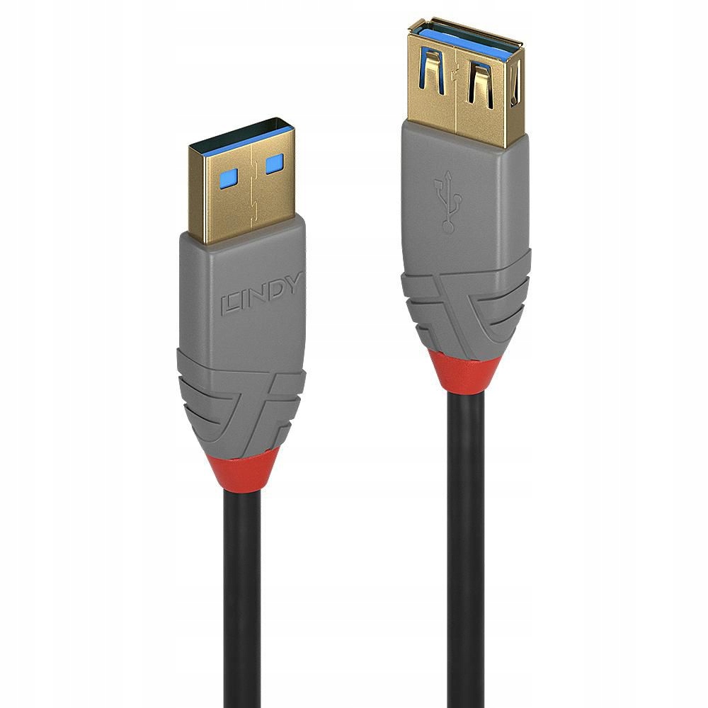 Przedłużacz USB 3.2 Type A 3m Lindy Anthra Line 786D2AA, 36763